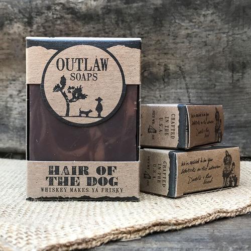 Hair of the Dog (whiskey soap with a splash of coffee)
